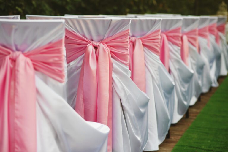 The decorations for wedding ceremony